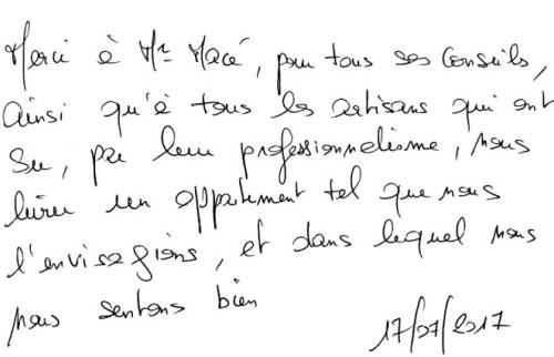 Témoignage de notre client