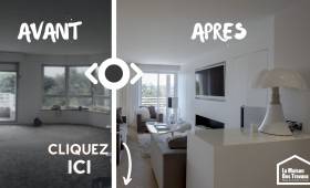 Photos avant-après rénovation de salons