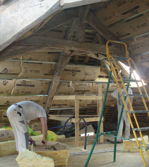 Isolation de qualité des combles à MONTLIVAULT (41)