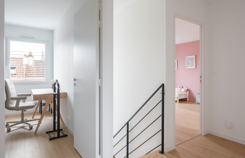 Surélévation de maison à Rezé - escalier