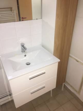 Salle de bain rénovée dans un appartement à Nantes 44