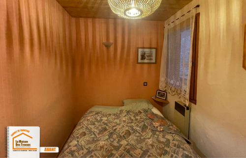 travaux de finition appartement, rénovation murs intérieurs, peinture murale Grand-Bornand, faux plafond avec éclairage, finition haut de gamme rénovation