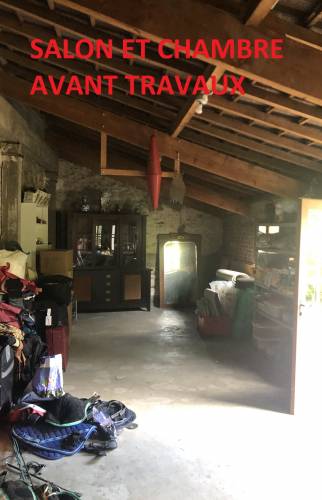 Corps de ferme avant travaux pour résidence secondaire - Pleyben - 29190 -