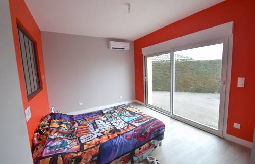 Création d'une chambre dans un garage à Champier