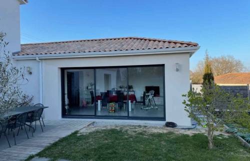 Extension baie vitrées