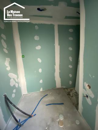 Rénovation de salle de bain en cours