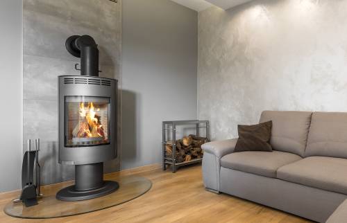 Installer un poêle dans un salon 