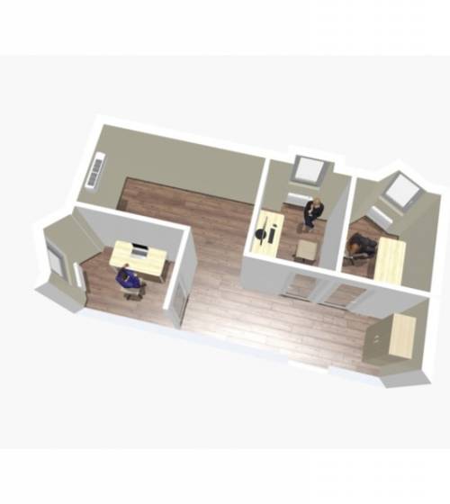 Projection 3D locaux pro