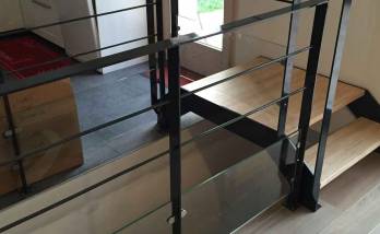 Création escalier avec garde corps