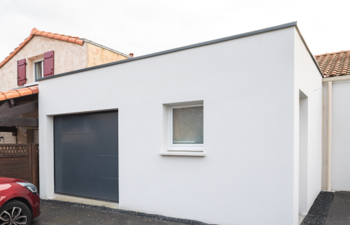 Transformation d'une véranda en extension à Vertou et création suite parentale dans le garage