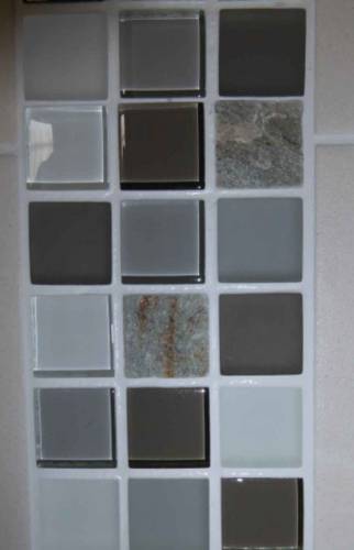 Mosaïque pâte de verre