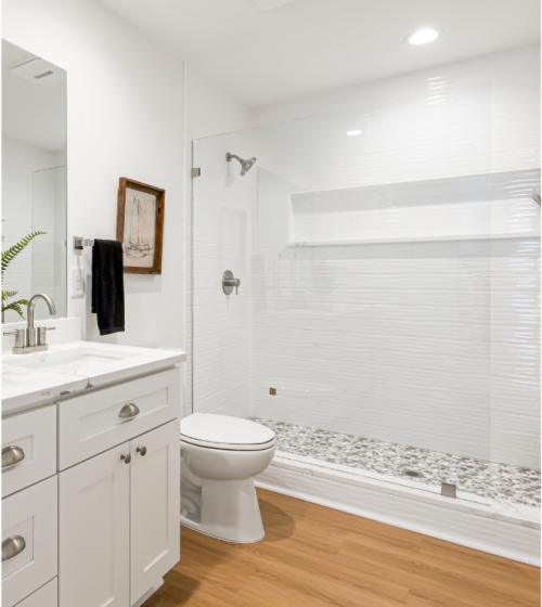  parquet stratifié en salle de bain