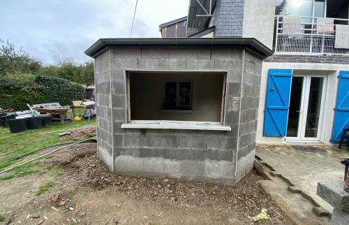 Travaux extension maison - Progression des travaux d'agrandissement de la pièce