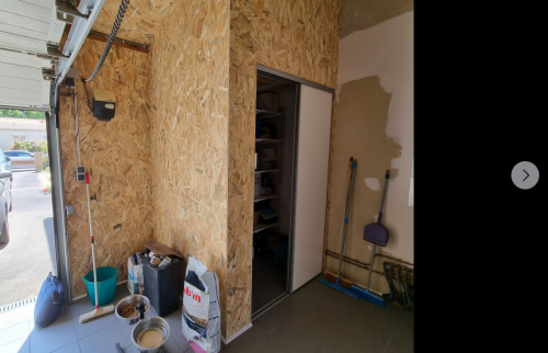 Photo de l'aménagement du placard en 2 portes 