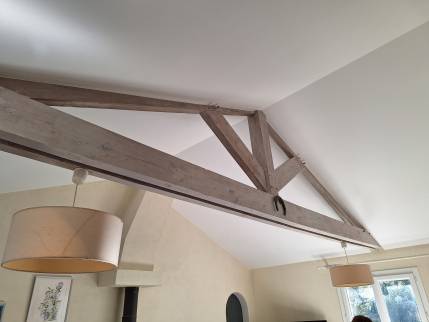 Rampants après isolation de plafond dans une maison - Pornic 44210