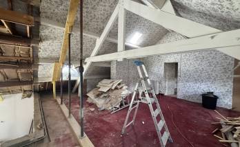 Étage en rénovation