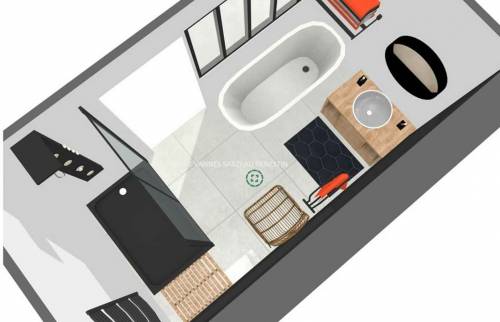 Rénovation totale d'une salle de bain à Sarzeau (56370)