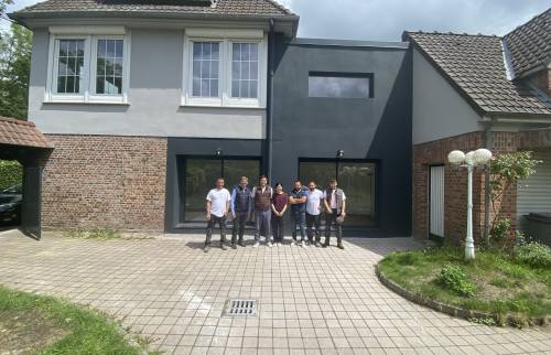 Chantier livré, clients satisfait 