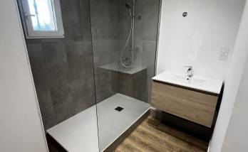 Salle de bain après