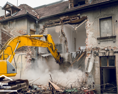 Travaux de démolition