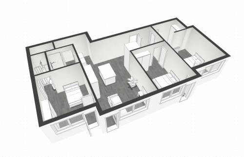 Rénovation d'appartement à Annemasse