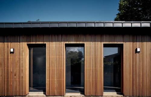 Extension bardage bois