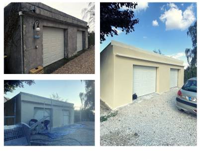 Rénovation extérieur d'un garage