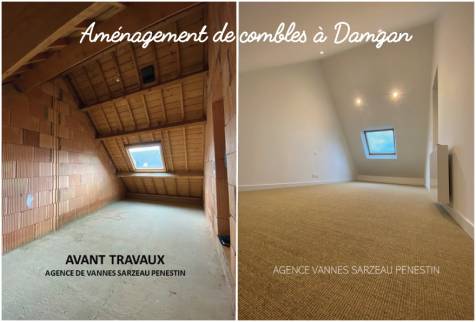 Aménagement de combles à Damgan 56750