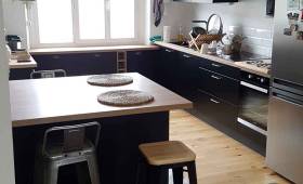 cuisine noir mat