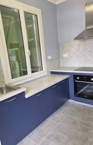 Nouvelle cuisine bleue esprit mer