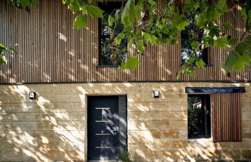 Pierres de gironde bardage bois