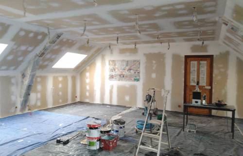travaux dans des combles