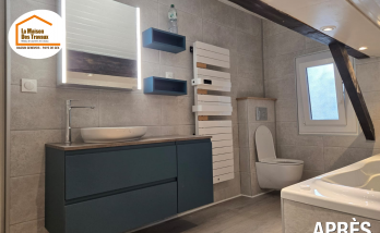  rénovation salle de bains Bassin Genevois, modernisation salle de bains maison, rénovation salle de bains clé en main, devis rénovation salle de bains, courtier en travaux Haute-Savoie, La Maison des Travaux