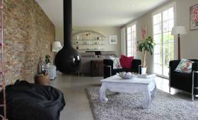 Installer une cheminée dans le salon - Guidel (56520)