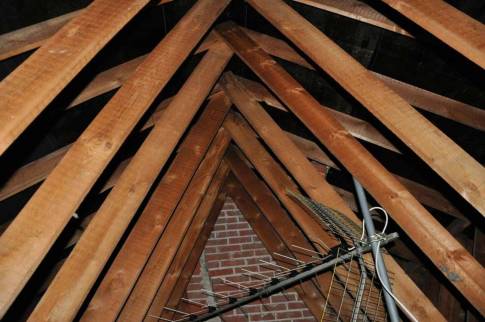 Charpente avant travaux d'aménagement de combles - Combs-la-Ville 77380