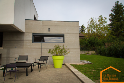 extension latérale d'une maison