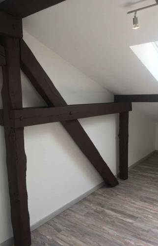 Combles aménagés, colombages à Saint Louis