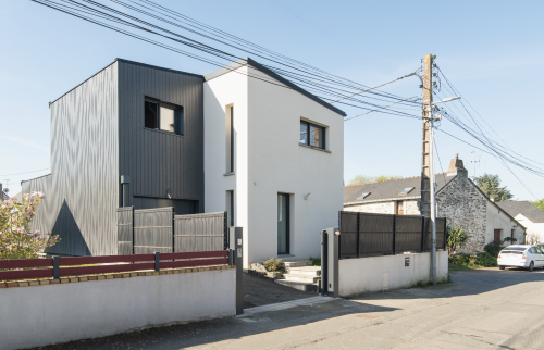 Surélévation d'une maison ossature bois à Nantes