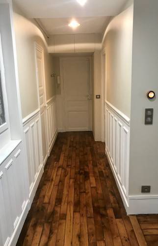 rénovation complète appartement paris 75012 entrée