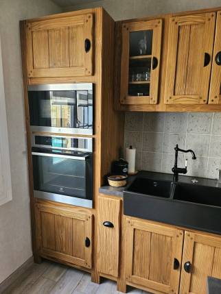 cuisine sur mesure en bois massif