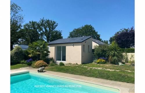 Réalisation d'un pool house près d'une piscine à Muzillac (56190)