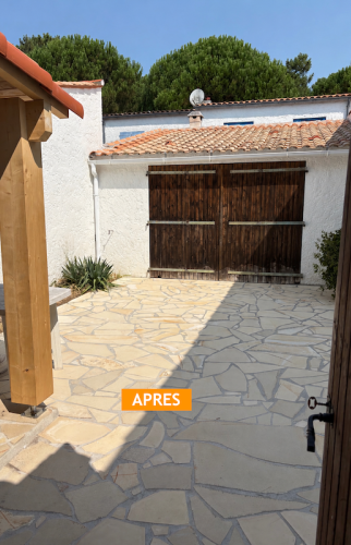 Renovation terrasse à La Palmyre