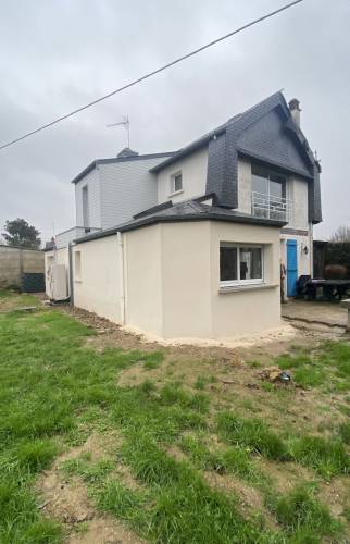 Agrandissement terminé - Résultat final de l'extension de maison 