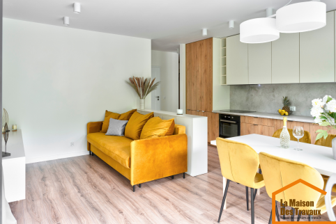 travaux de rénovation d'un appartement