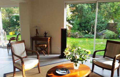 Extension bois vue intérieur