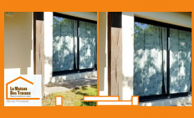 Nouvelle fenêtre coulissante installée entre Venelles et Meyrargues, avec rehaussement de toiture pour un confort thermique optimal.