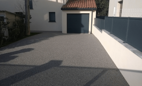 Création d’une allée de garage