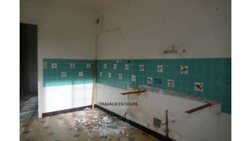 Travaux de rénovation de cuisine en cours LA MAISON DES TRAVAUX de Vannes Sarzeau Pénestin