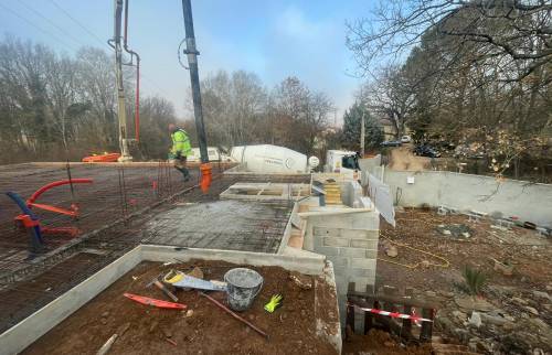 1er étage en construction