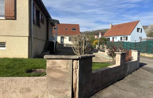 Muret avant rénovation